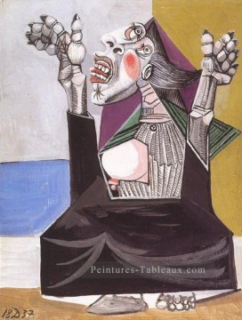 La suppliante 1937 cubisme Pablo Picasso Peinture à l'huile